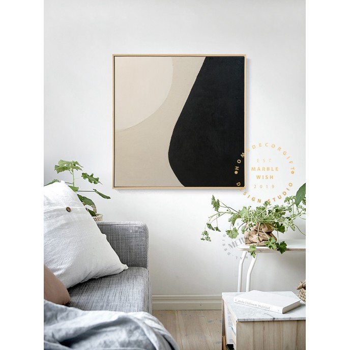 Large Minimal Abstract Art