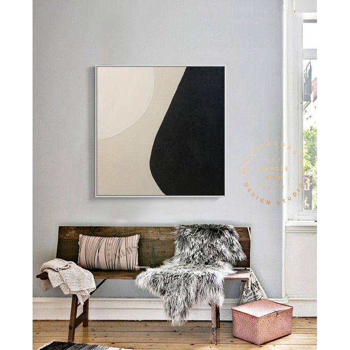 Large Minimal Abstract Art