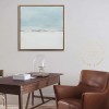 Light Blue Canvas Abstract Art