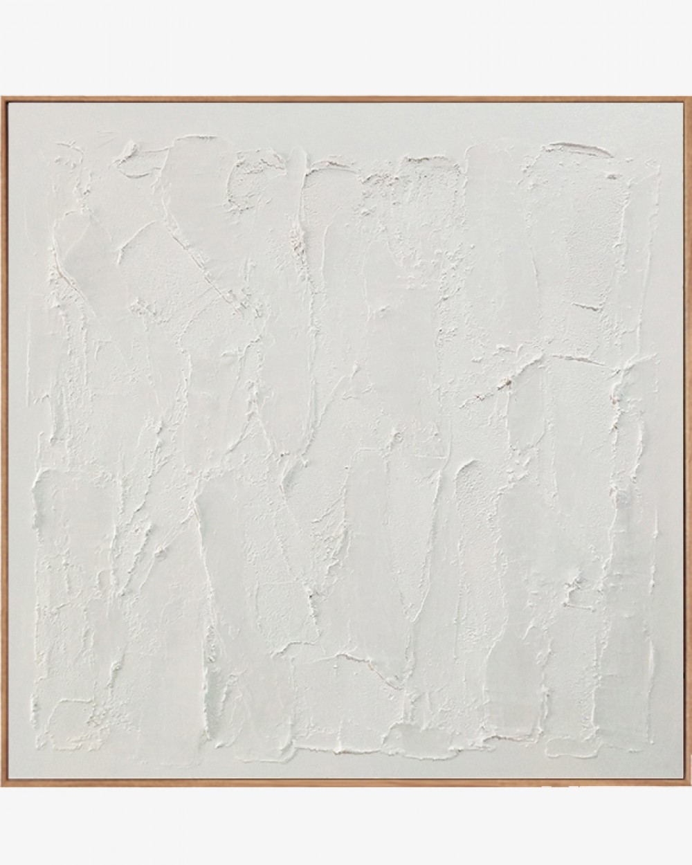 Large Abstract White Painting,White 3D Textured Painting,