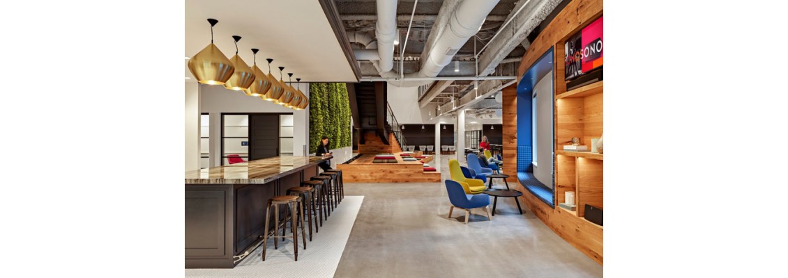 Sound brand Sonos Boston office space design